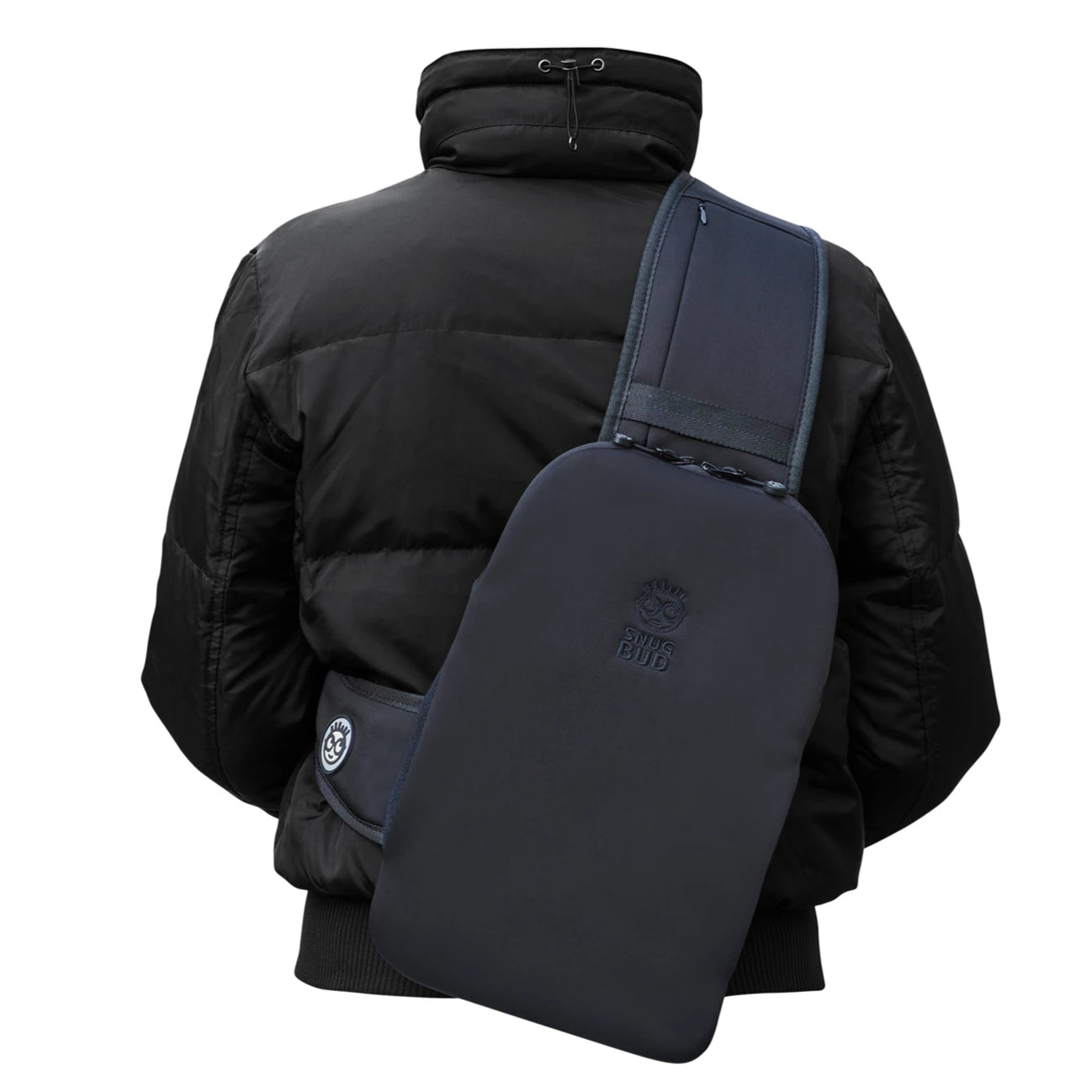 SNUG BUD® - Wearable Body Warmer with Hand Warming Sleeve Panther Black
