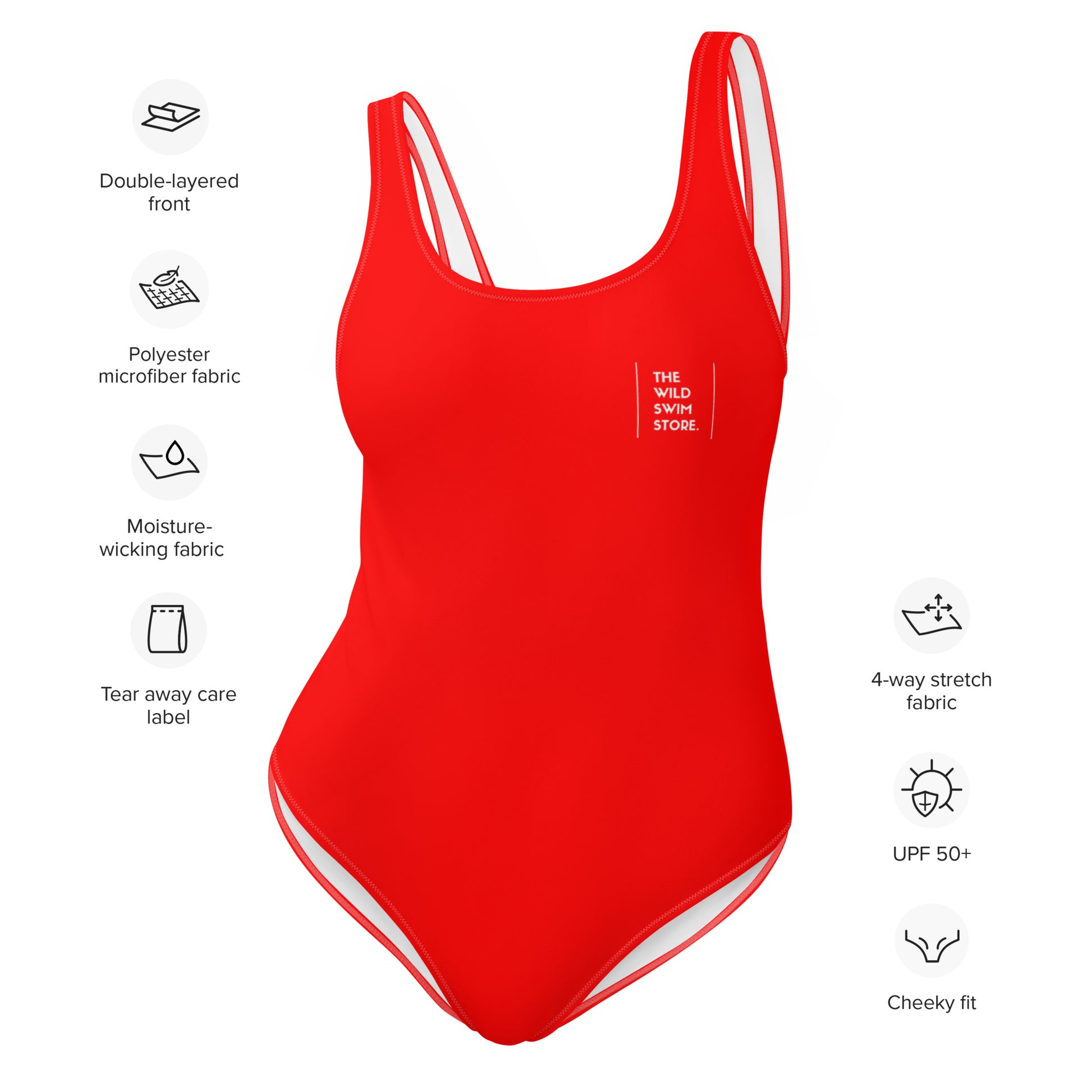 The Wild Swim Store One-Piece Swimsuit - Red