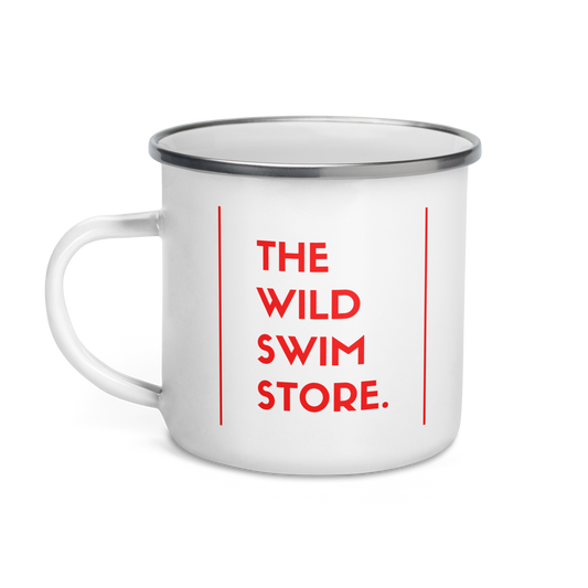 The Wild Swim Store Enamel Mug