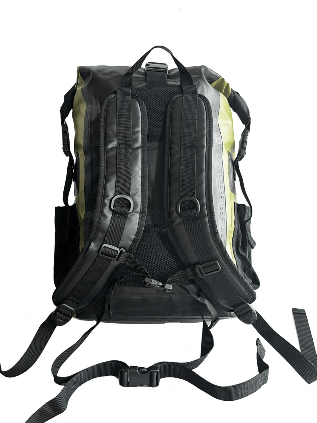 Back of a Wild moose Green Waterproof Swim Bag.