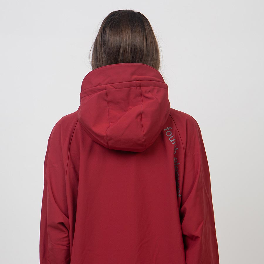 Fourth Element Storm Poncho - Burgundy