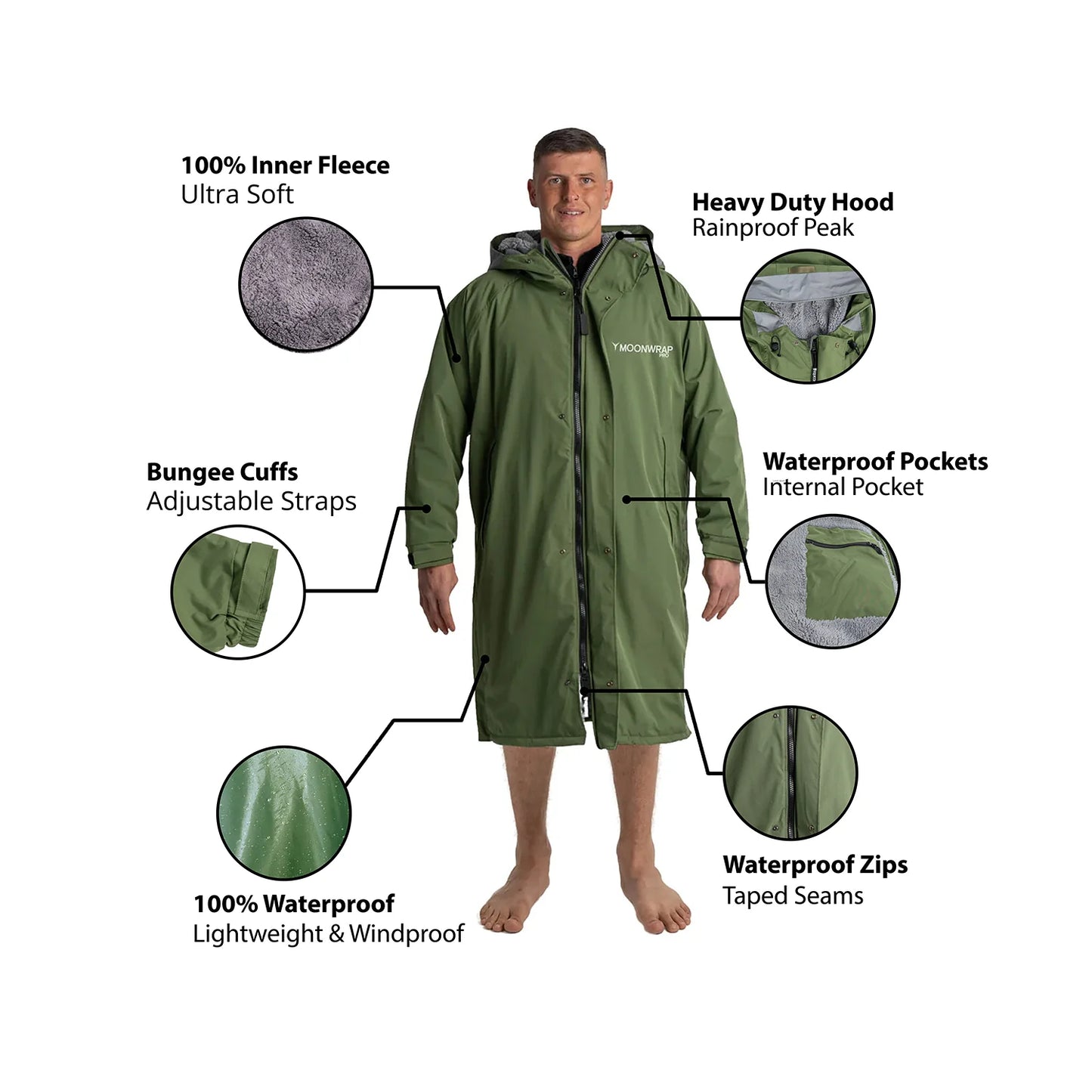 Frostfire - Moonwrap Pro Long Sleeve Waterproof Changing Robe