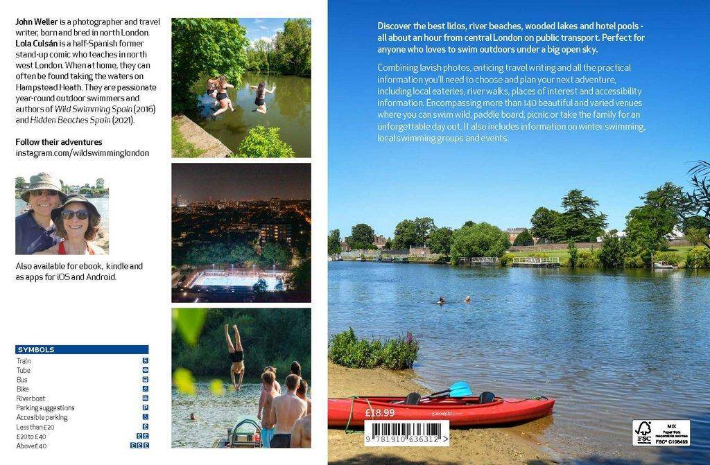 Outdoor Swimming London - wild swims & lidos book