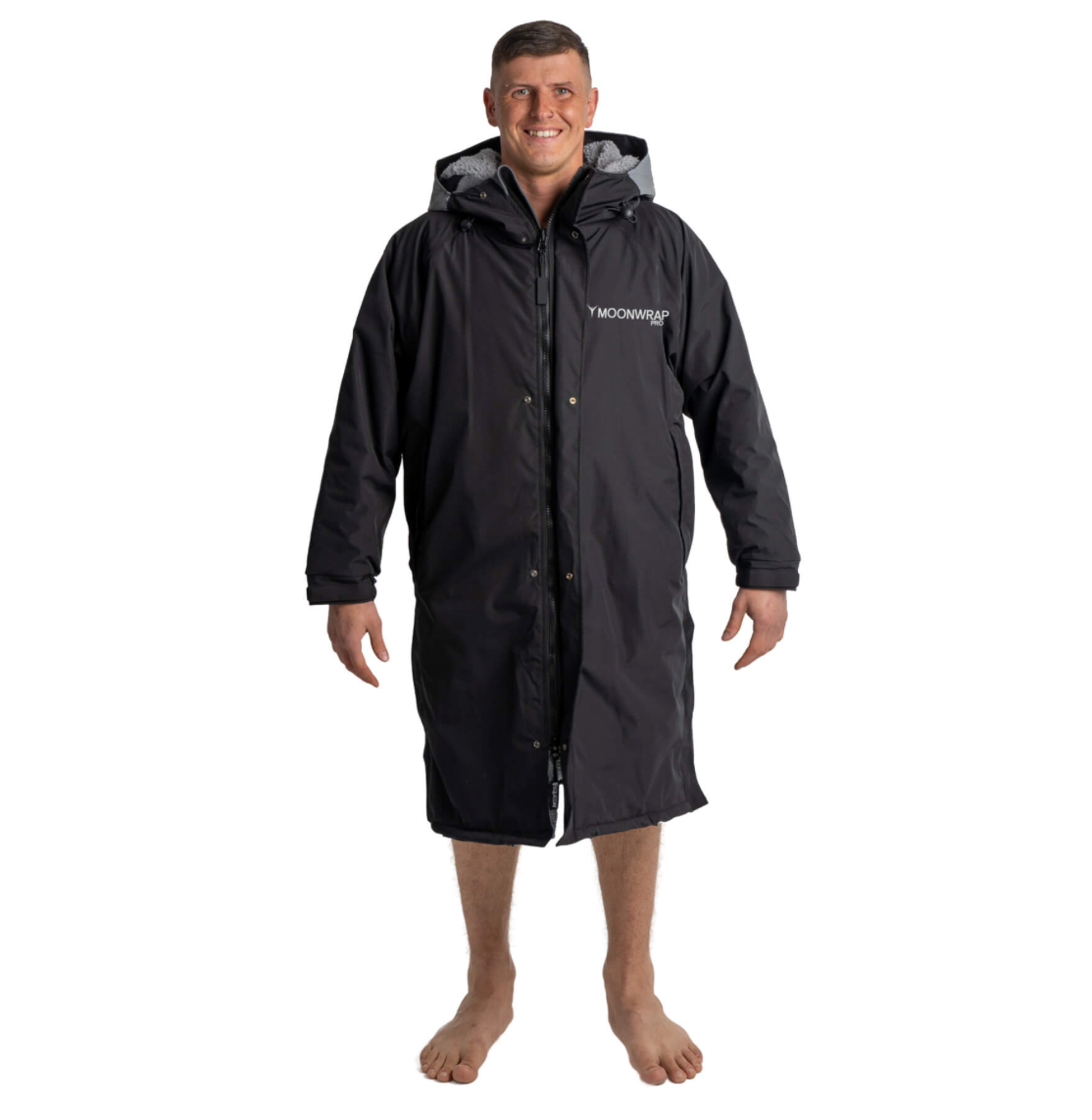 Frostfire - Moonwrap Pro Long Sleeve Waterproof Changing Robe Black
