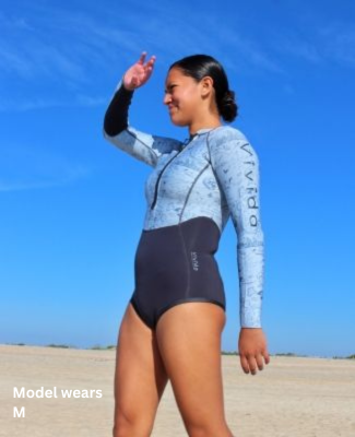 Long Sleeve Swimsuit - Vivida Lifestyle Medium - Cold water Swimming Swimsuit Thermal Neoprene