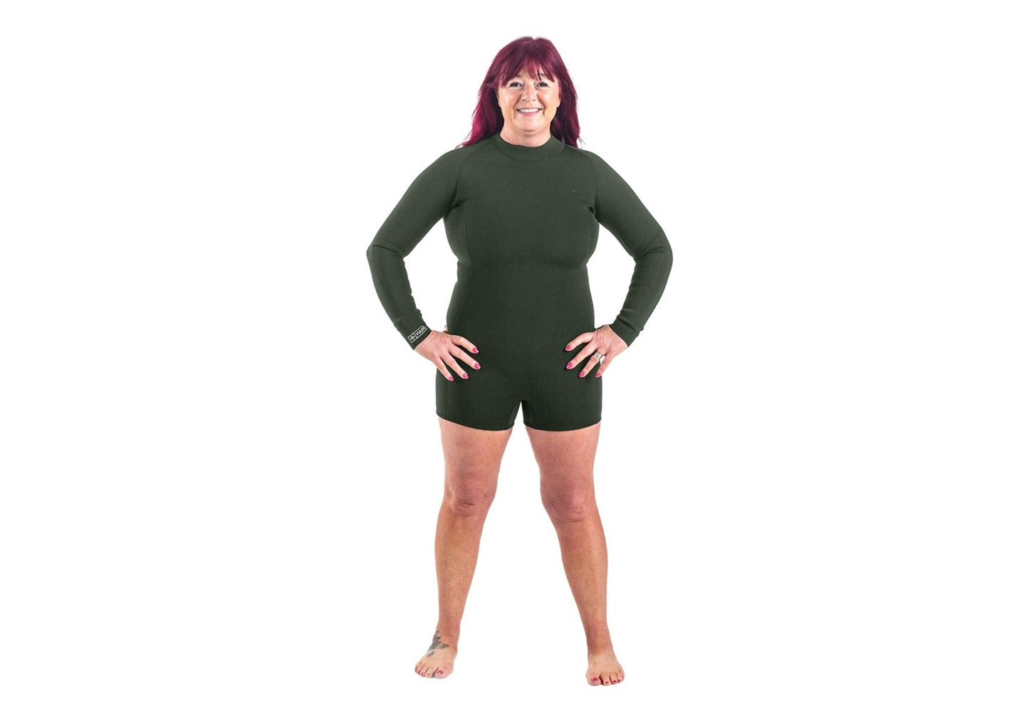 Terri - Women's Yulex Long Sleeve Swimsuit by Yonda