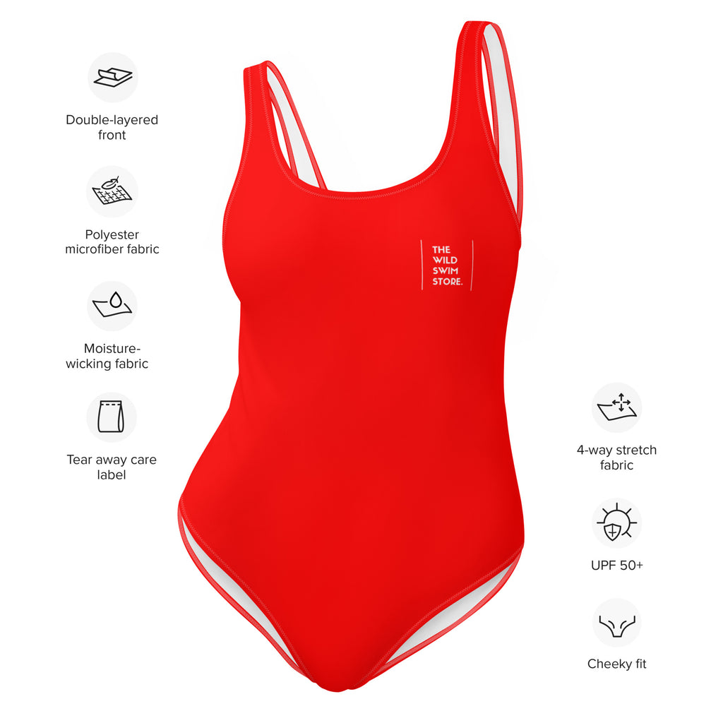The Wild Swim Store One-Piece Swimsuit - Red