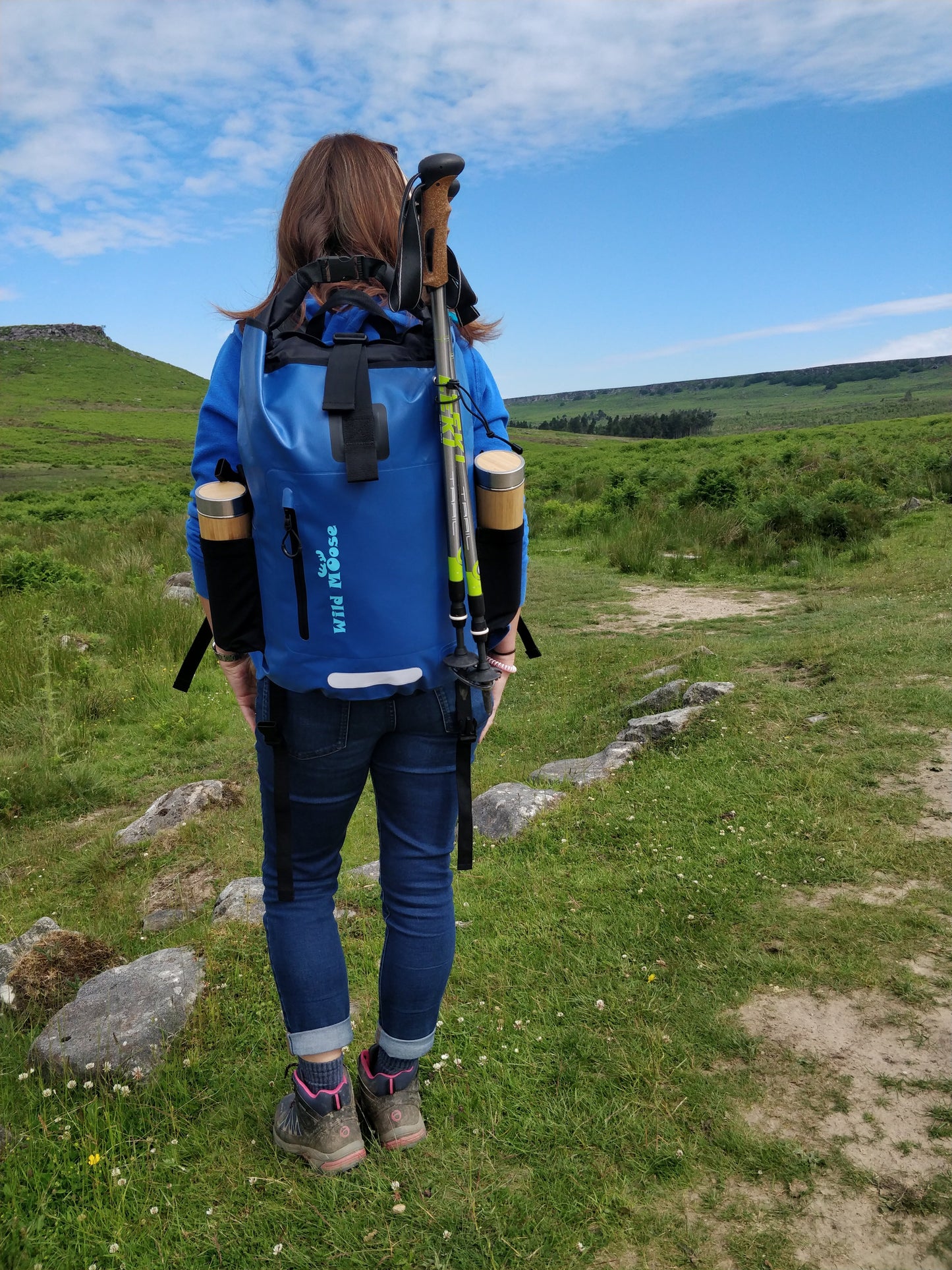 Wild Moose - Caribou Waterproof Backpack 45L - Electric Blue