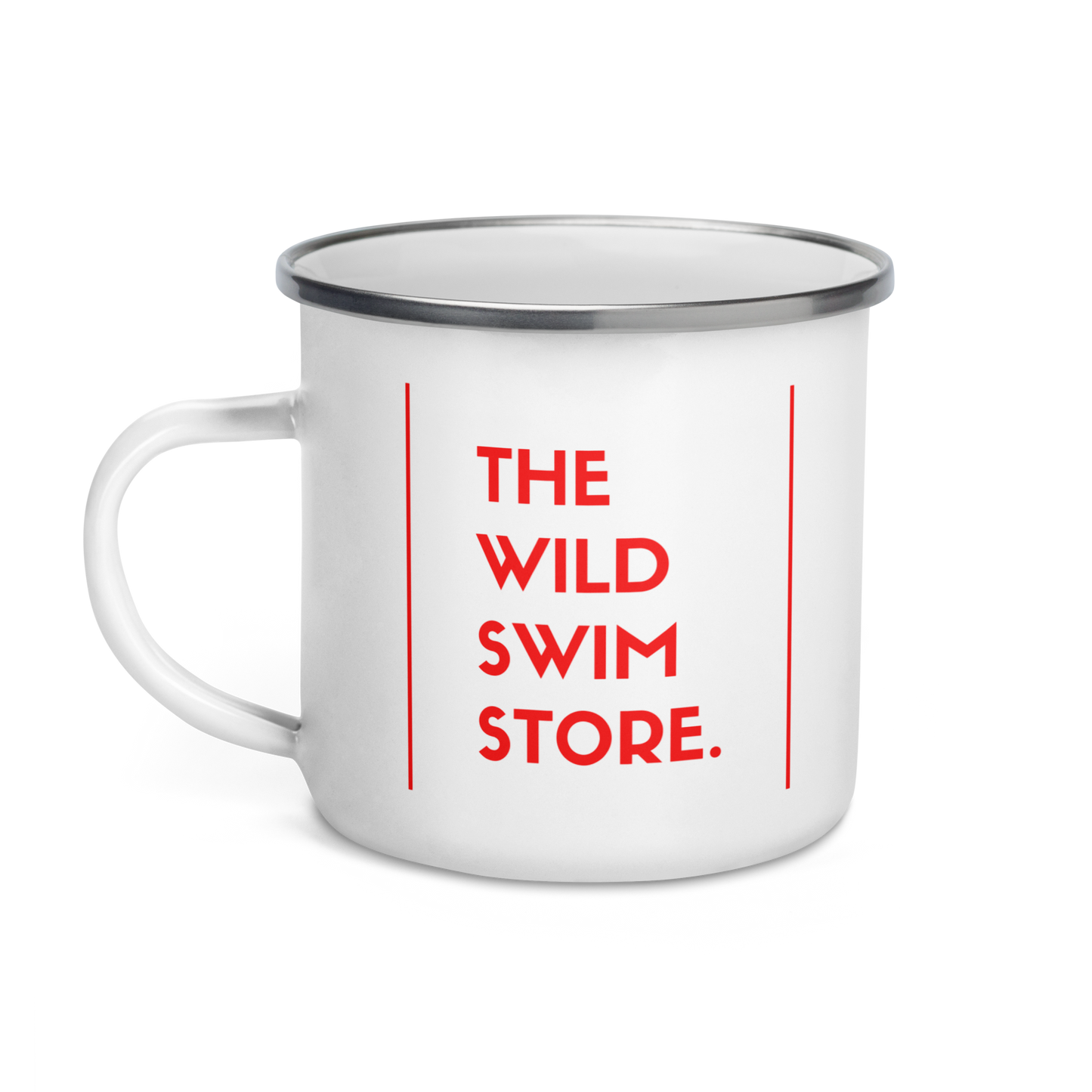 The Wild Swim Store Enamel Mug