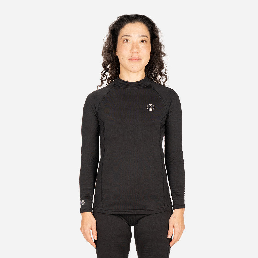 Fourth Element Women's J2 Base Layer Long Sleeve Top - Black