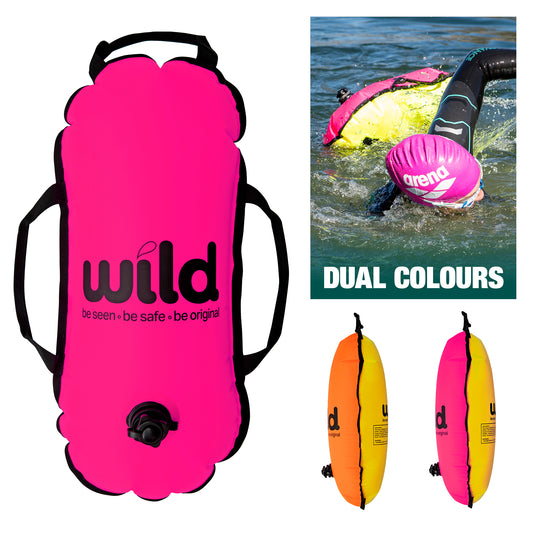 Dippy Wild Tow Float: Pink and Yellow