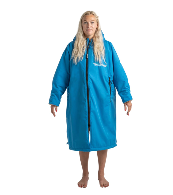 Frostfire - Moonwrap Long Sleeve Waterproof Changing Robe Electric Blue