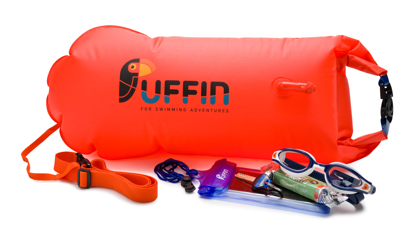 Puffin - Billy Eco25 Recycled Drybag Wild Swimming Tow Float