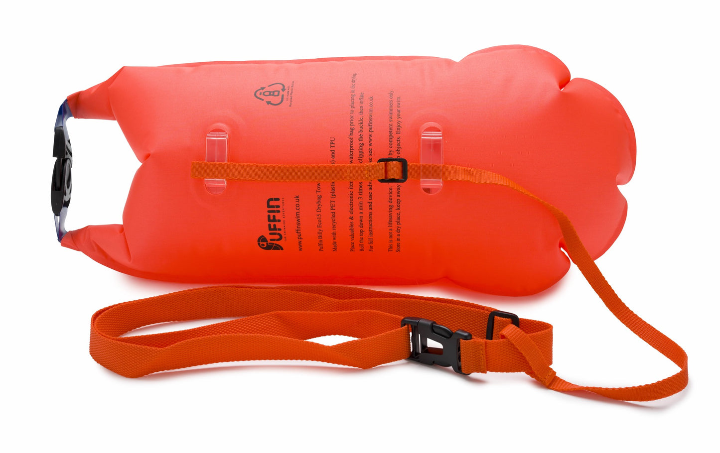 Puffin - Billy Eco15 Recycled Drybag Wild Swimming Tow Float